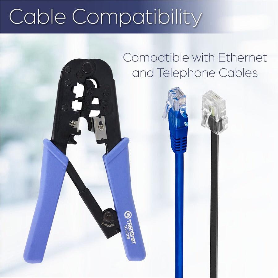 Trendnet Rj-11/Rj-45 Crimp/Cut/Strip Tool