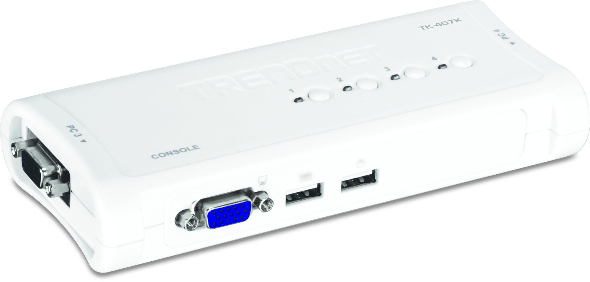 Trendnet Tk-407K Kvm Switch Blue