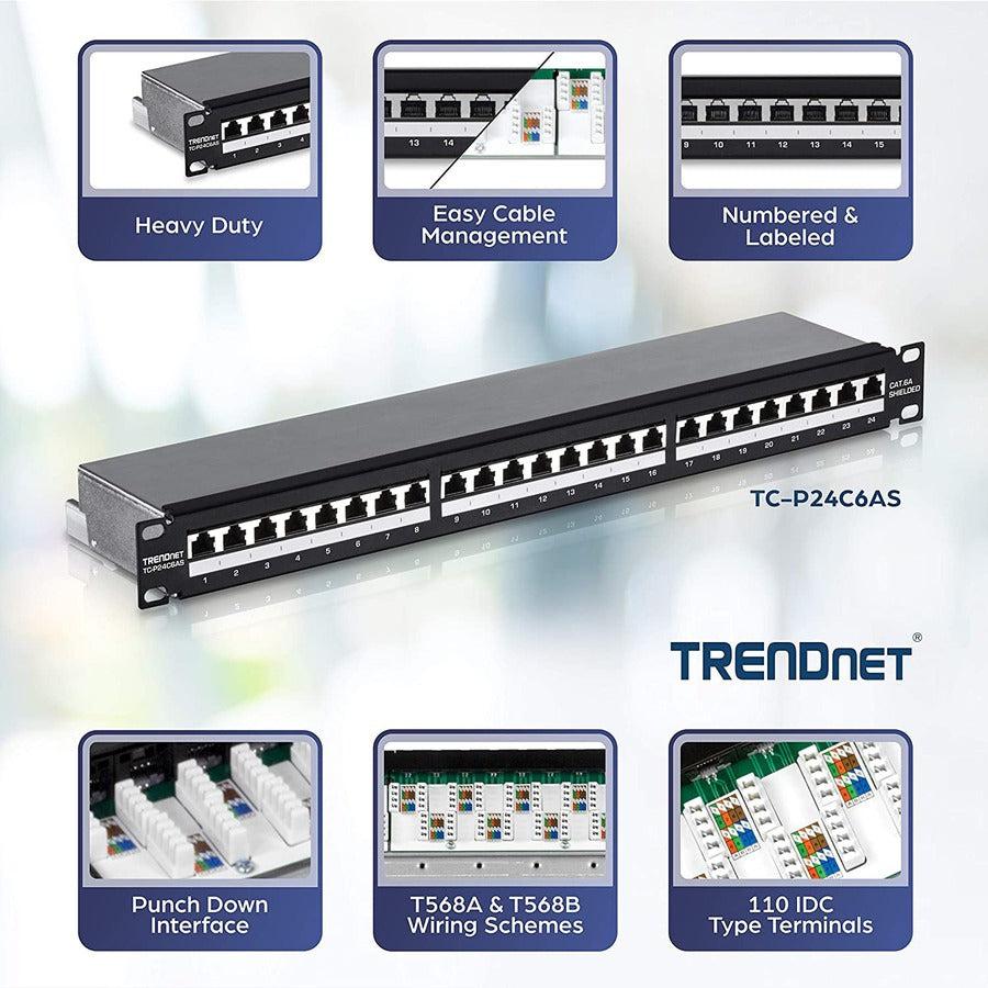 Trendnet Tc-P24C6As Patch Panel 1U