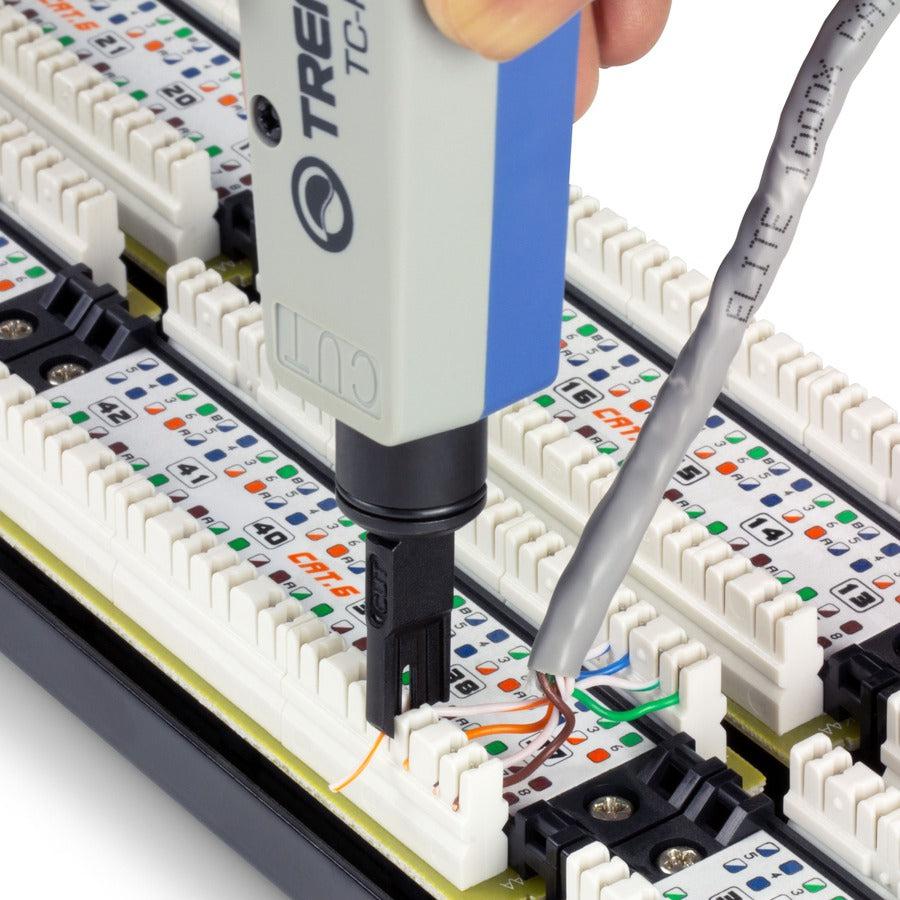 Trendnet Tc-Pdt Punch Down Tool With 110 And Krone Blade Network Analyser Blue, White