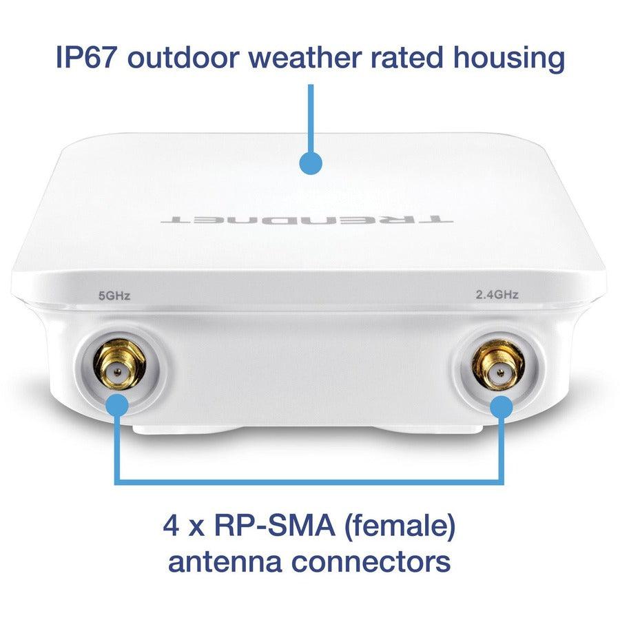 Trendnet Tew-841Apbo Wireless Access Point 1300 Mbit/S White Power Over Ethernet (Poe)