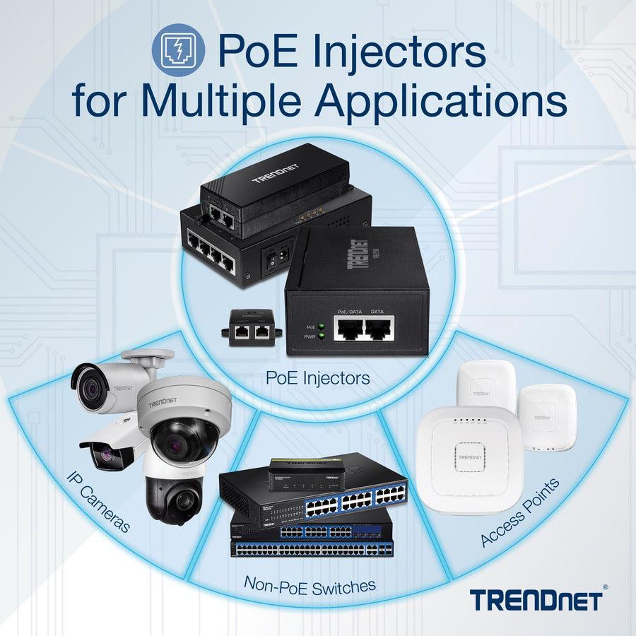 Trendnet Tpe-147Gi Poe Adapter Gigabit Ethernet