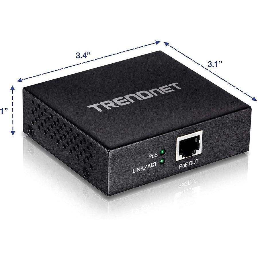 Trendnet Tpe-E100 Bridge/Repeater 800 Mbit/S Black
