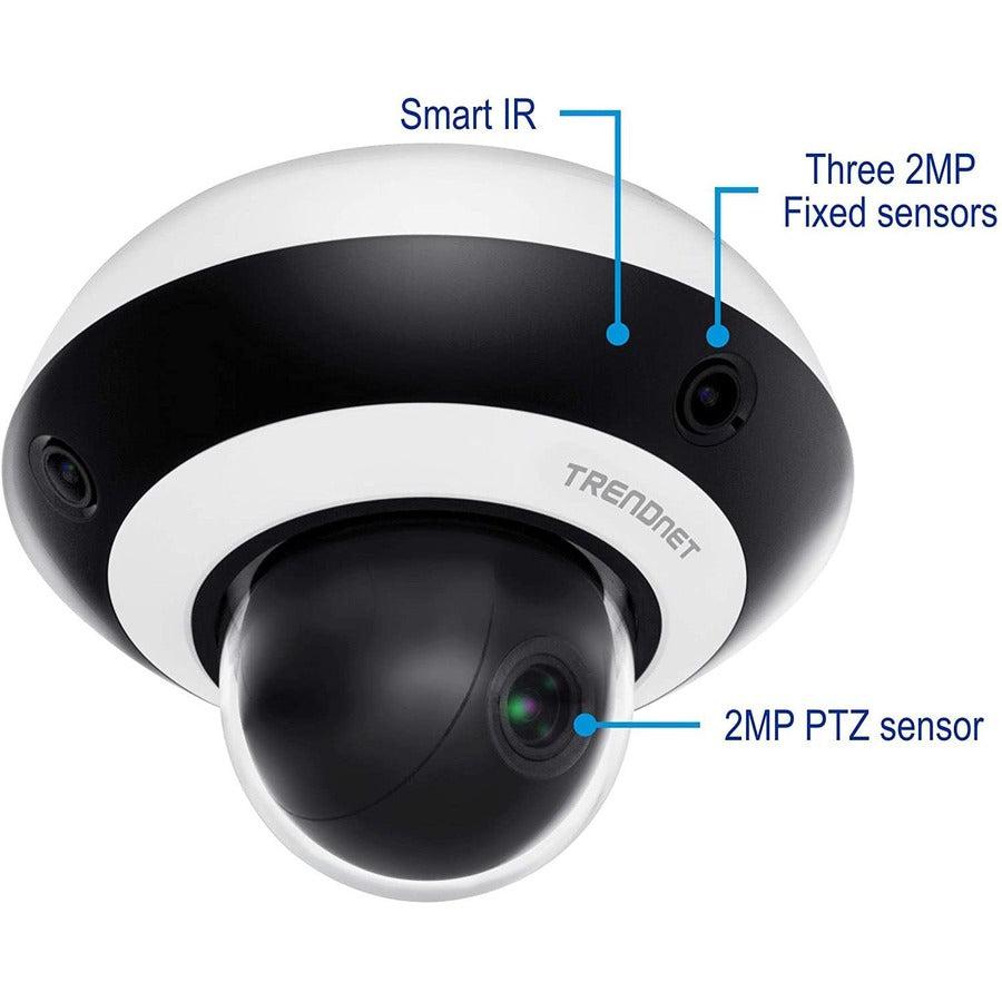 Trendnet Tv-Ip460Pi Security Camera Ip Security Camera Indoor Dome 1920 X 1080 Pixels Ceiling/Wall