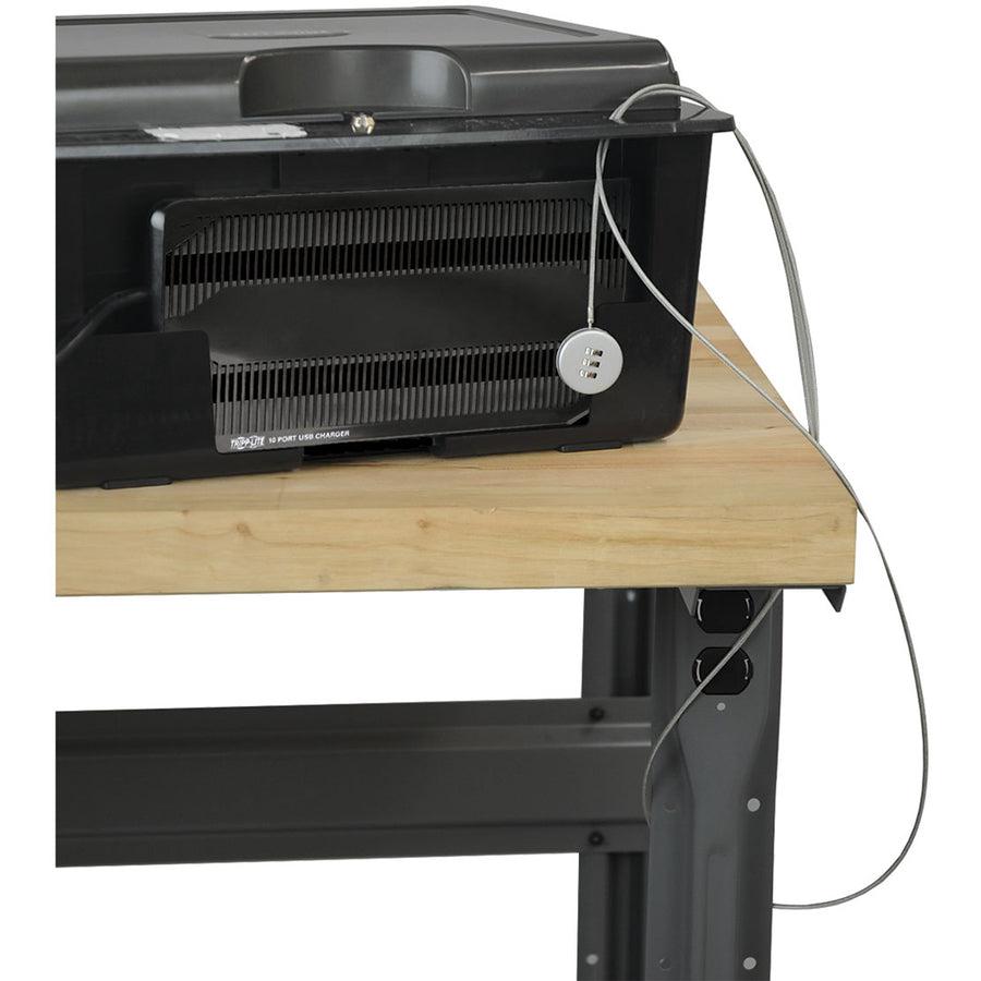 Tripp Lite 10-Device Desktop Usb Charging Station For Tablets, Laptops And E-Readers