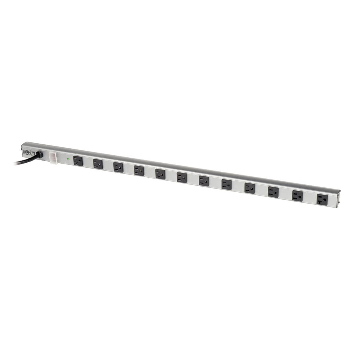 Tripp Lite 12-Outlet (10-15A & 2-20A) Power Strip With Surge Protection, 15-Ft. Cord, 1650 Joules, 36 In.