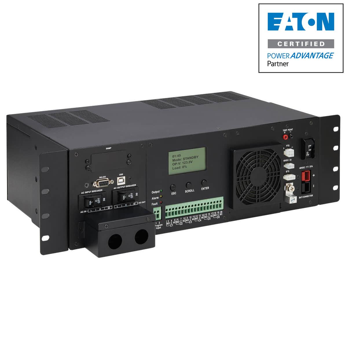 Tripp Lite 120Vac 48Vdc 1500Va 1200W Extreme Temperature Network Ups For Industrial And Traffic Networks, 3U, Hardwire