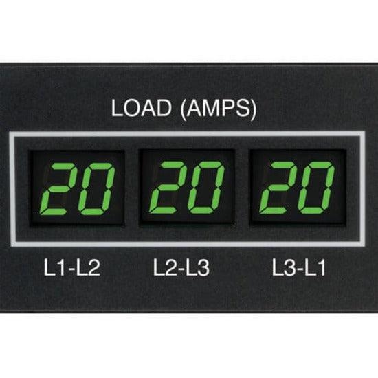 Tripp Lite 12.6kW 3-Phase Local Metered PDU, 208V PDU3MV6H50