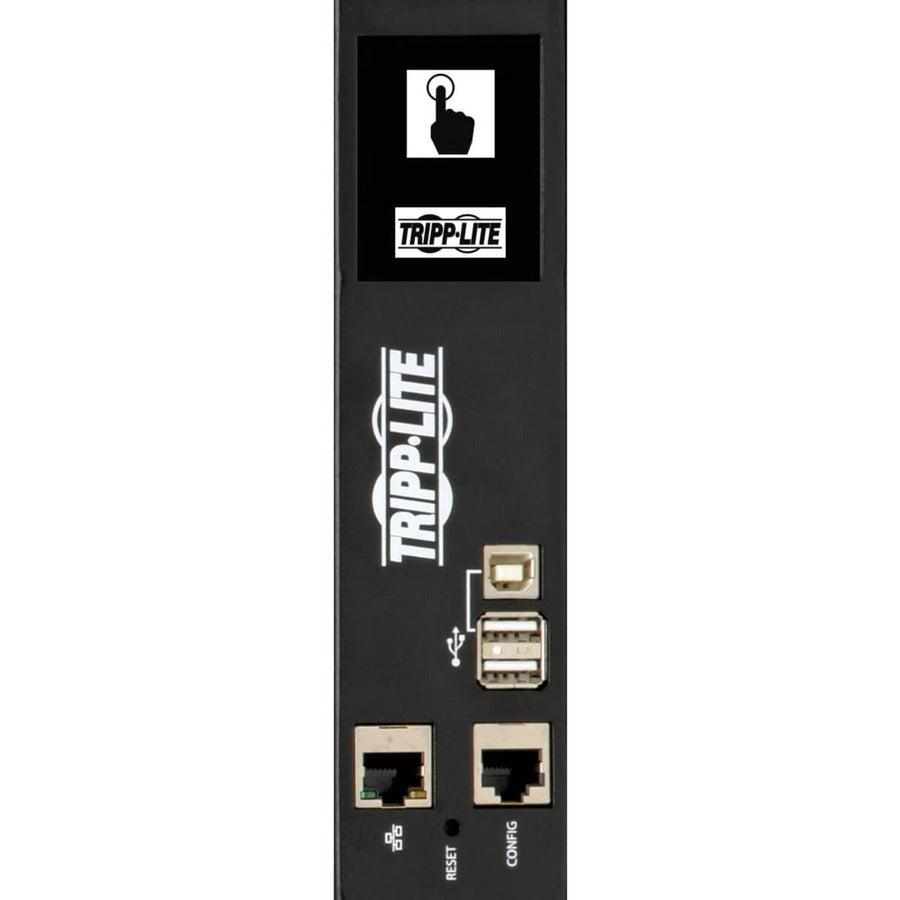 Tripp Lite 14.4Kw 3-Phase Monitored Per-Outlet Pdu - Lx Platform, 6 C13 & 12 C19 Outlets (208V), 50A Cs8365C, 0U, Taa