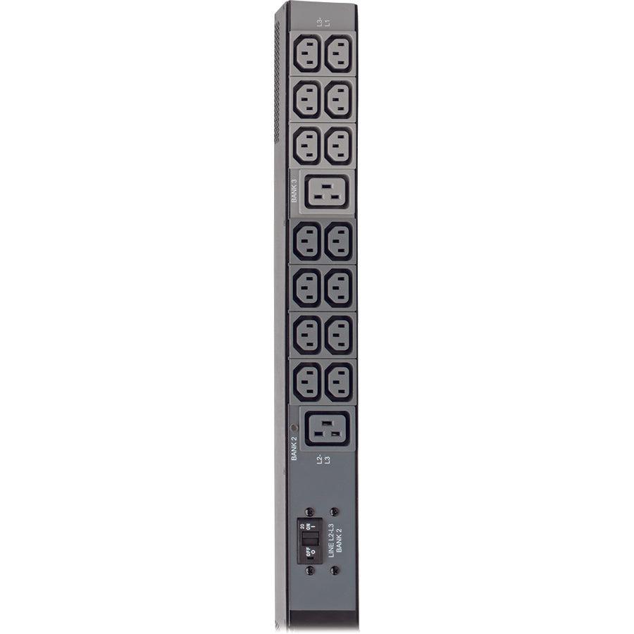 Tripp Lite 14.5Kw 3-Phase Monitored Pdu, Lx Interface, 200/208/240V Outlets (42 C13/6 C19), Lcd, Iec-309 60A Blue, 1.8M/6 Ft. Cord, 0U 1.8M/70 In. Height, Taa