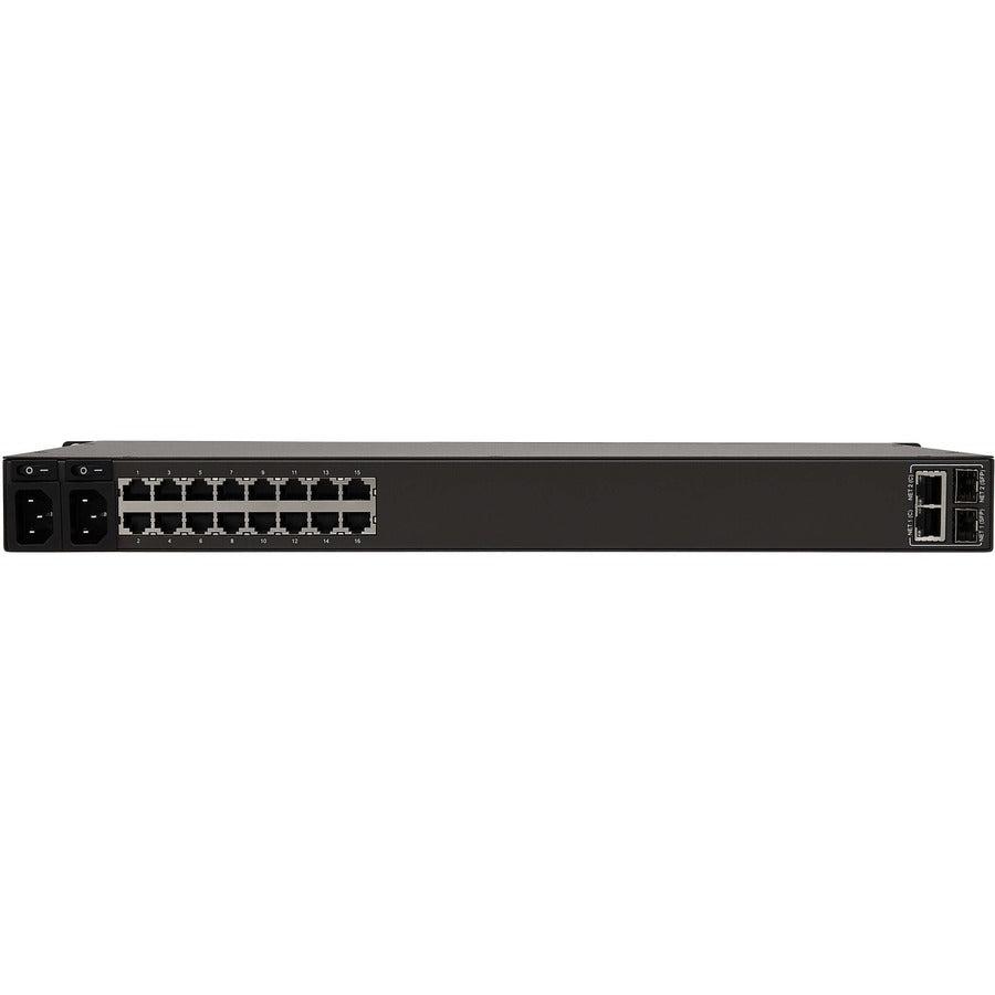 Tripp Lite 16-Port Console Server, Usb Ports (2) - Dual Gbe Nic, 16 Gb Flash, Sd Card, Wi-Fi, Desktop/1U Rack, Taa