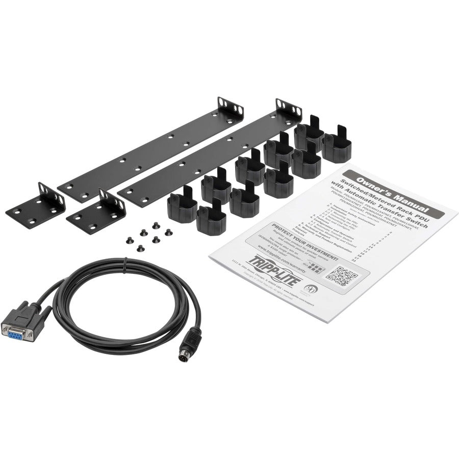 Tripp Lite 1.44Kw 120V Single-Phase Ats/Metered Pdu - 8 Nema 5-15R Outlets, Dual 5-15P Inputs, 12 Ft. Cords, 1U, Taa