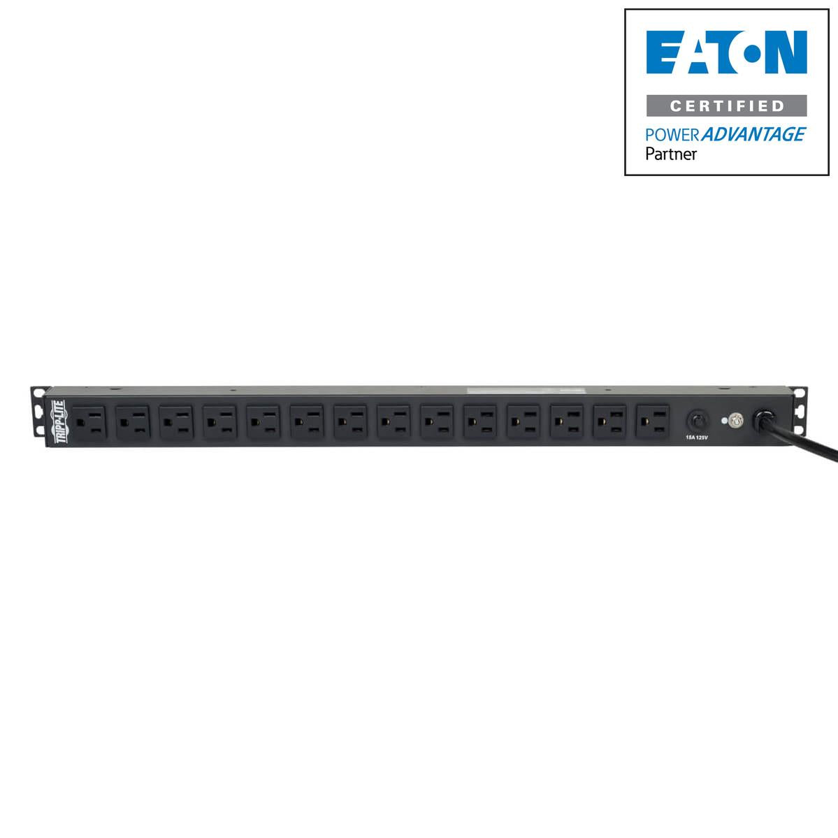 Tripp Lite 1.8Kw Single-Phase Basic Pdu, 120V Outlets (14 5-15R), 5-15P, 15Ft Cord, 0U Vertical