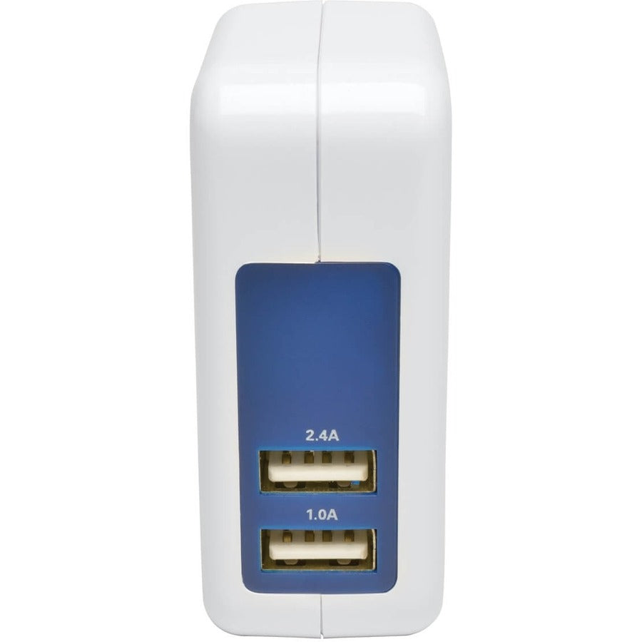 Tripp Lite 2-Port Usb Wall/Travel Charger, 5V 3.4A / 17W