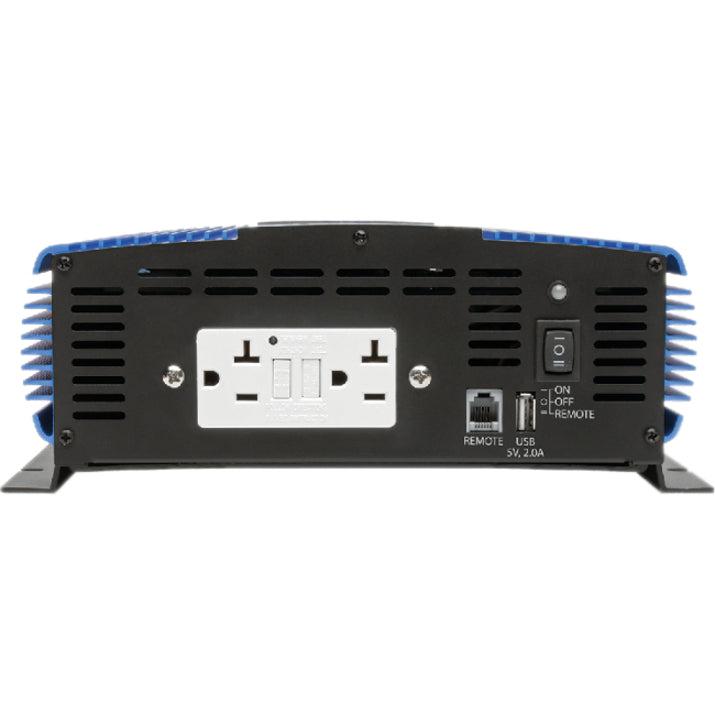 Tripp Lite 2000W Medium-Duty Compact Mobile Power Inverter With 2 Ac/1 Usb - 2.0A/Battery Cables