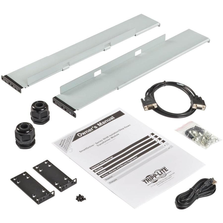 Tripp Lite 208/240V 6000Va 6000W On-Line Ups, Unity Power Factor, Hardwire/L6-30P Input, 3U