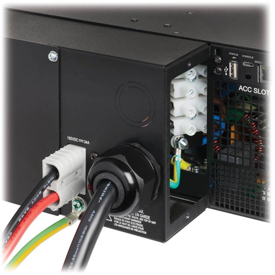 Tripp Lite 208/240V 6000Va 6000W On-Line Ups, Unity Power Factor With 120V Transformer, Hardwire/L6-30P Input, 5U