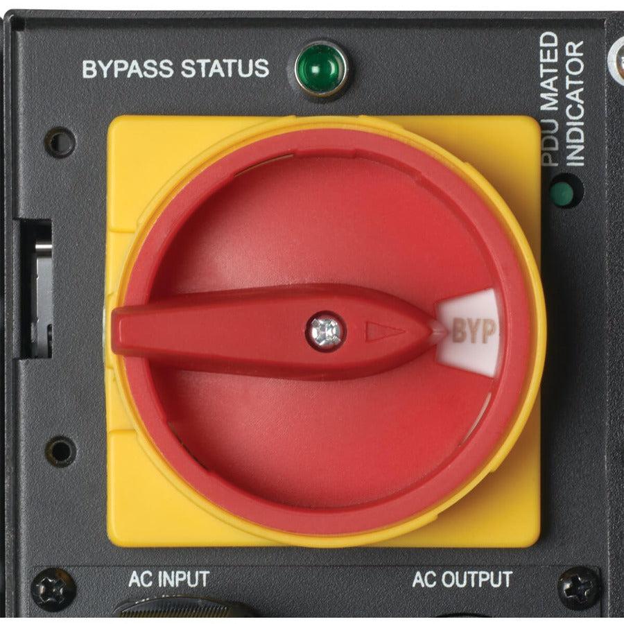 Tripp Lite 208/240V 6000Va 6000W On-Line Ups, Unity Power Factor With Bypass Pdu, Hardwire/L6-30P Input, 3U