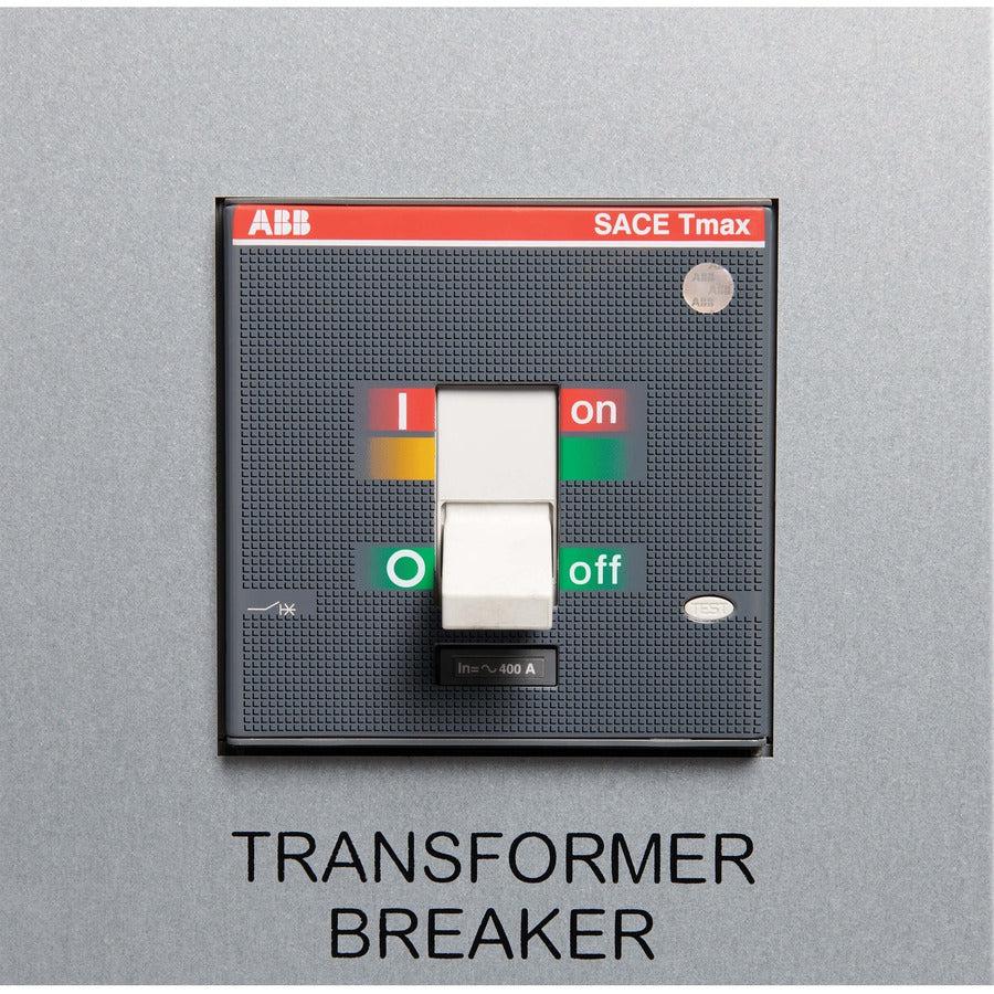 Tripp Lite 3-Phase 208V Ups + Input Isolation Transformer Kit - 480V Delta To 208V Wye, 100Kva/Kw, External Batteries Required