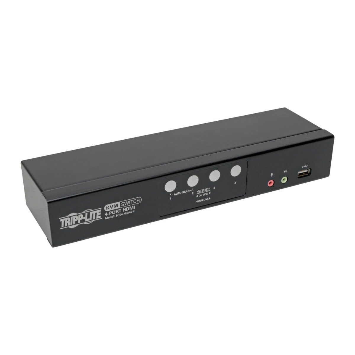 Tripp Lite 4-Port Hdmi/Usb Kvm Switch With Audio/Video And Usb Peripheral Sharing