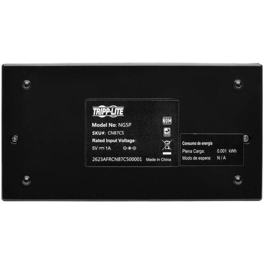 Tripp Lite 5-Port 10/100/1000 Mbps Desktop Gigabit Ethernet Unmanaged Switch