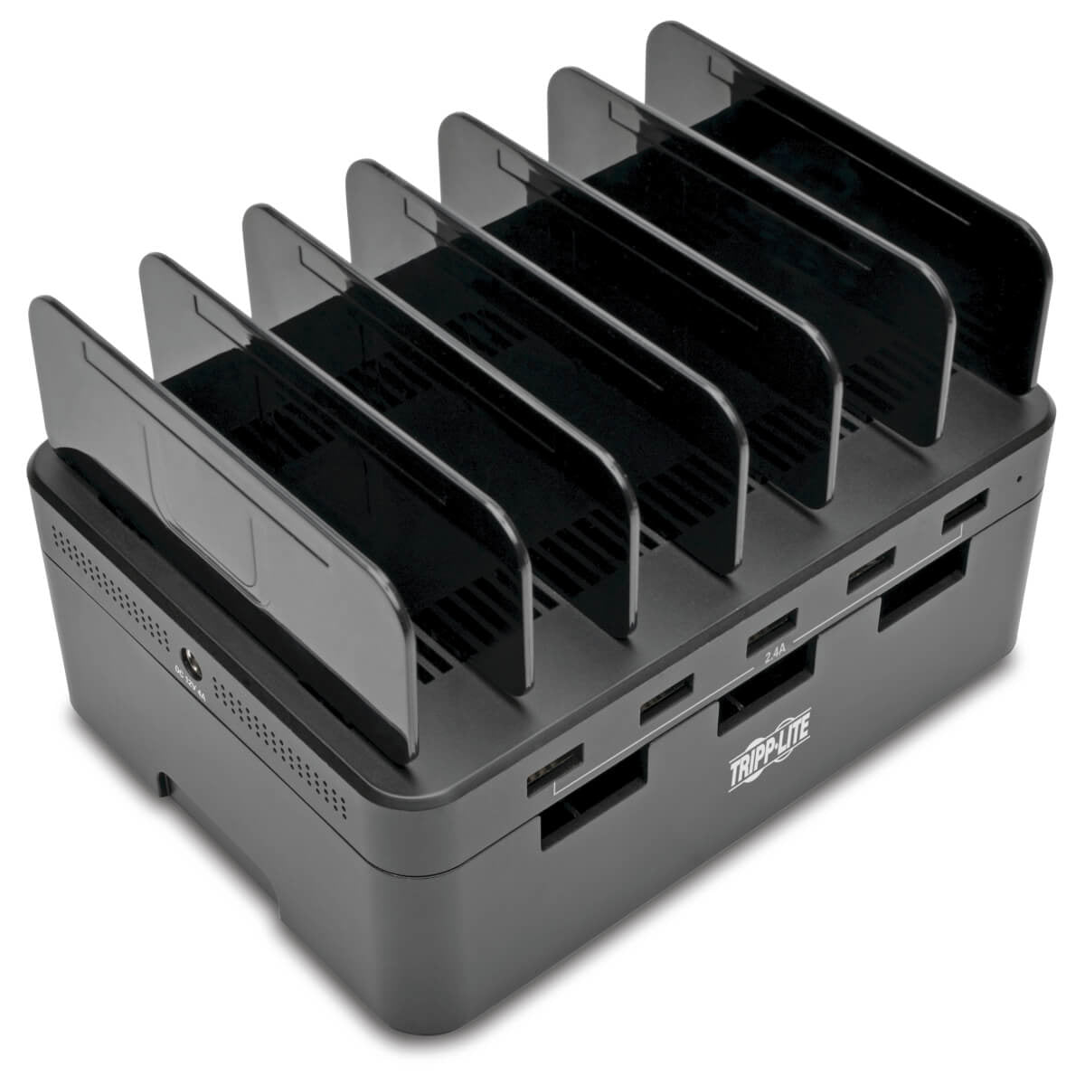 Tripp Lite 5-Port Usb Charging Station With Built-In Device Storage, 12V 4A (48W) Usb Charger Output