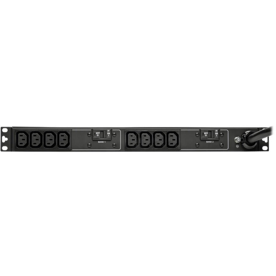 Tripp Lite 5/5.8Kw Single-Phase 208/240V Basic Pdu, 10 C13 Outlets, Nema L6-30P Input, 12 Ft. Cord, 1U Rack-Mount