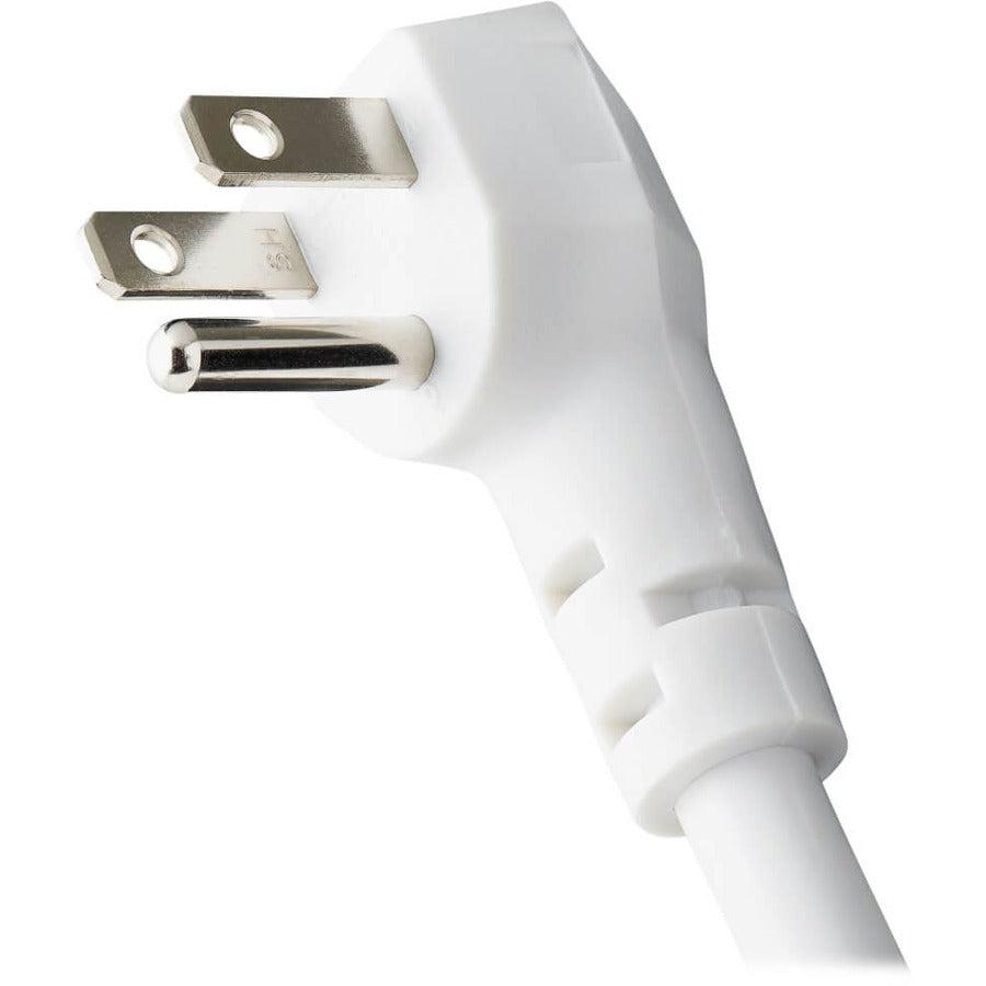 Tripp Lite 6-Outlet Surge Protector With 4 Usb Ports (4.2A Shared) - 15 Ft. (4.57 M) Cord, 5-15P Plug, 900 Joules, White