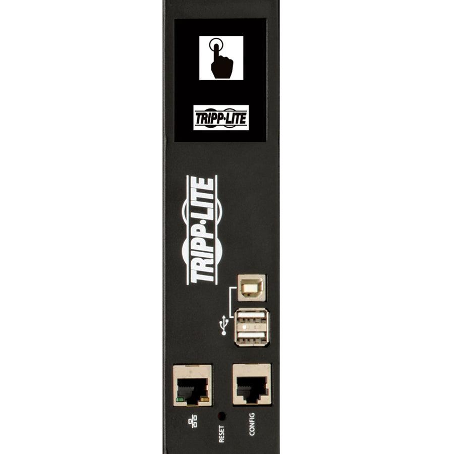 Tripp Lite 6.7Kw 3-Phase Switched Pdu - Lx Platform, 24 C13 & 6 C19 Outlets, L15-20P, 0U, Outlet Monitoring, Taa