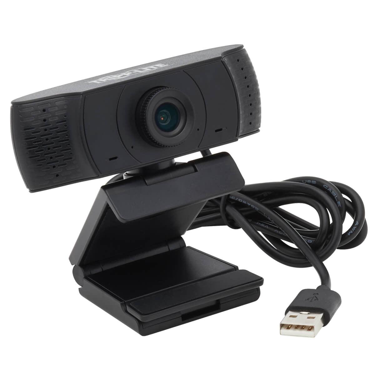 Tripp Lite Awc-001 Hd 1080P Usb Webcam With Microphone For Laptops And Desktop Pcs