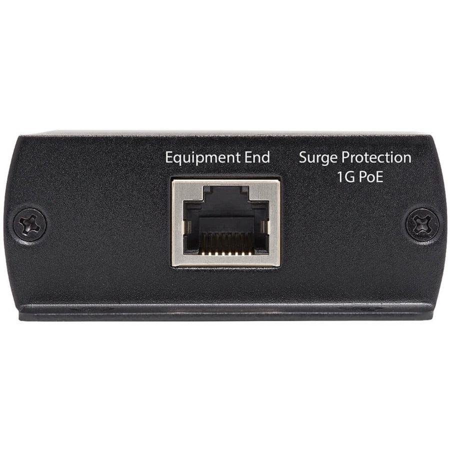 Tripp Lite B110-Sp-Poe In-Line Poe Surge Protector - 1 Gbps, Cat5E/6, Metal Case, Iec Compliant, Taa