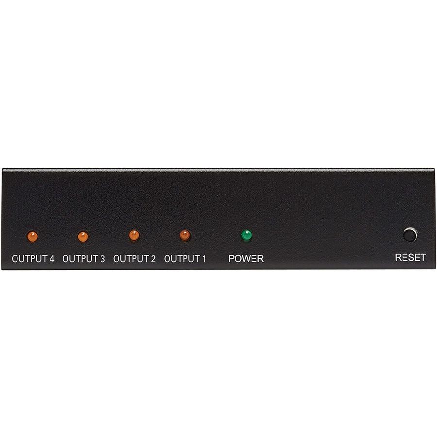 Tripp Lite B118-004-Hdr 4-Port Hdmi Splitter - 4K @ 60 Hz, 4:4:4, Multi-Resolution Support, Hdr, Hdcp 2.2, Taa