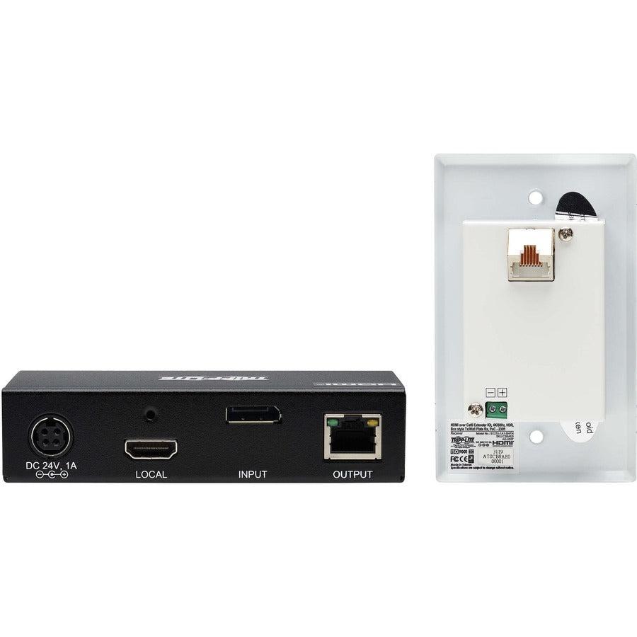 Tripp Lite B127A-1A1-Bdfh Displayport To Hdmi Over Cat6 Extender Kit, Box Transmitter/Wall Plate