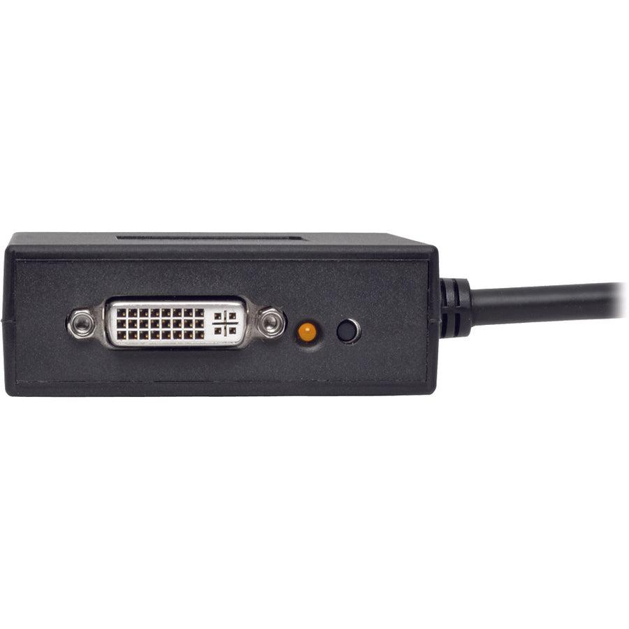 Tripp Lite B155-002-Dvi-V2 2-Port Mini Displayport To Dvi Multi-Monitor Splitter, Mst Hub, Dp1.2, Taa