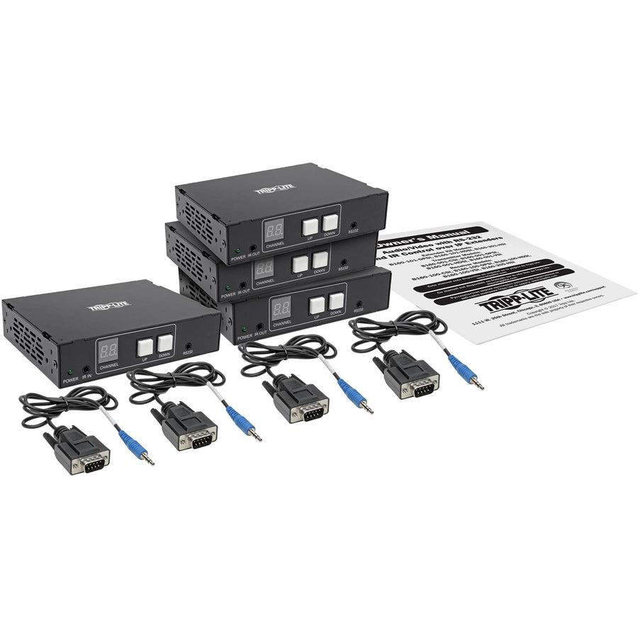 Tripp Lite B160-103-Hdsi 3 Port Hdmi Over Cat5/6 Switch/Extender Kit, 1080P 60 Hz, Serial And Ir Control, 656 Ft. (200 M), Taa