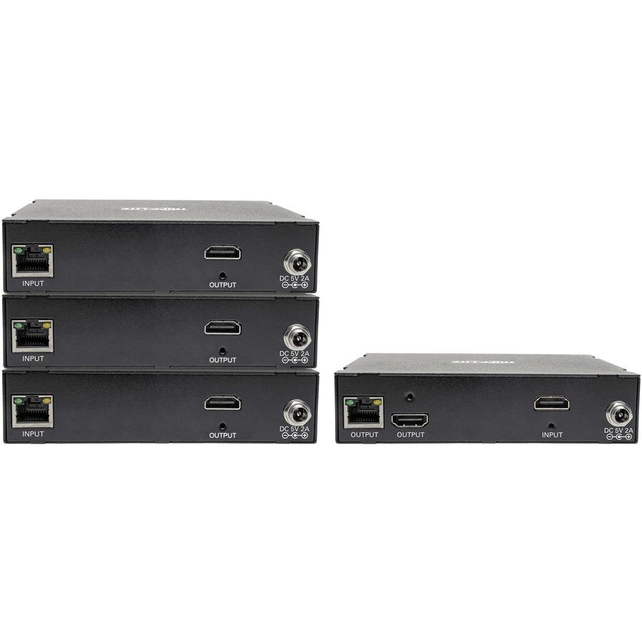Tripp Lite B160-301-Hdsi 3 Port Hdmi Over Cat5/6 Splitter/Extender Kit - 1080P 60 Hz, Rs-232, Ir Control, 656 Ft. (200 M), Taa