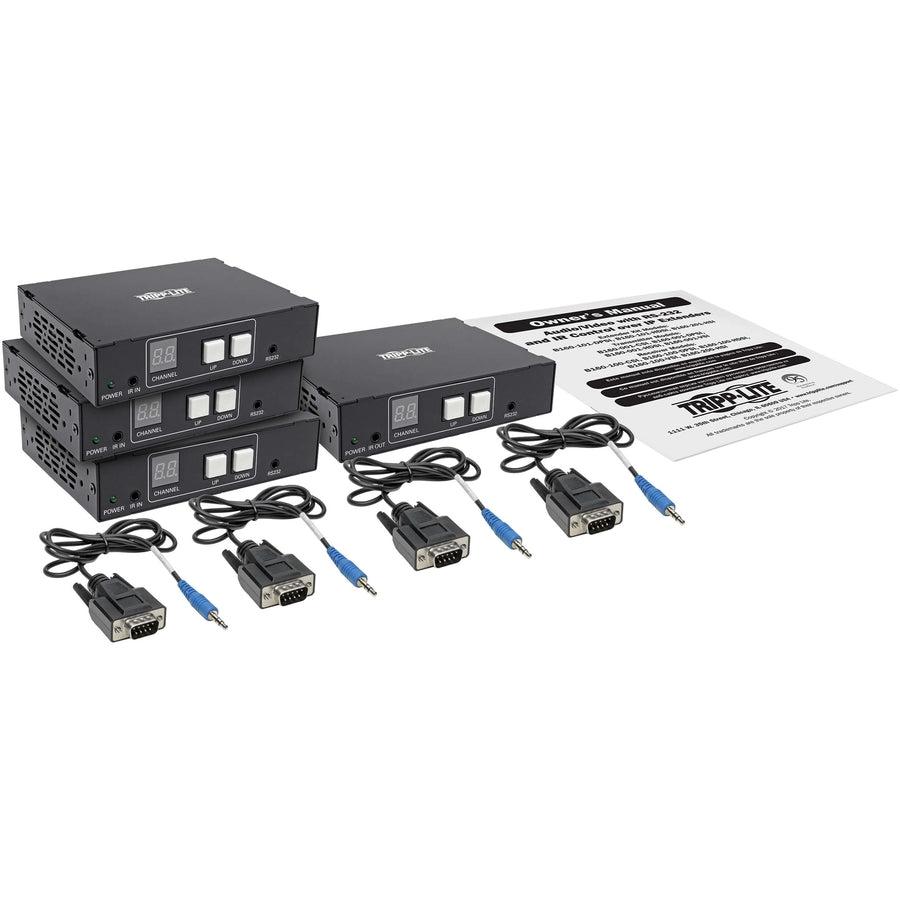 Tripp Lite B160-301-Hdsi 3 Port Hdmi Over Cat5/6 Splitter/Extender Kit - 1080P 60 Hz, Rs-232, Ir Control, 656 Ft. (200 M), Taa