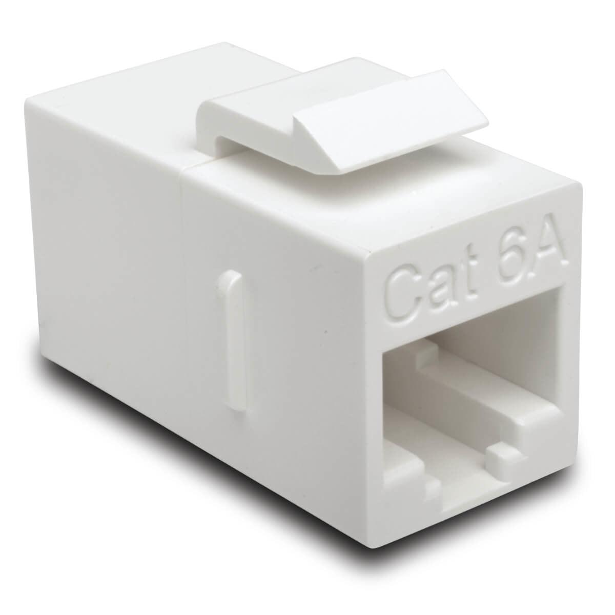 Tripp Lite Bhdbt-001-Ff Cat6A Straight-Through Modular In-Line Snap-In Coupler (Rj45 F/F), Taa