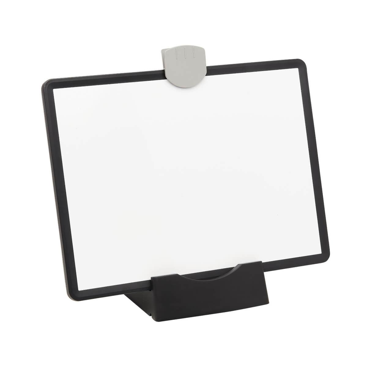 Tripp Lite Dmwp811Vesamb Magnetic Dry-Erase Whiteboard With Stand - Vesa Mount, 3 Markers (Red/Blue/Black), Black Frame