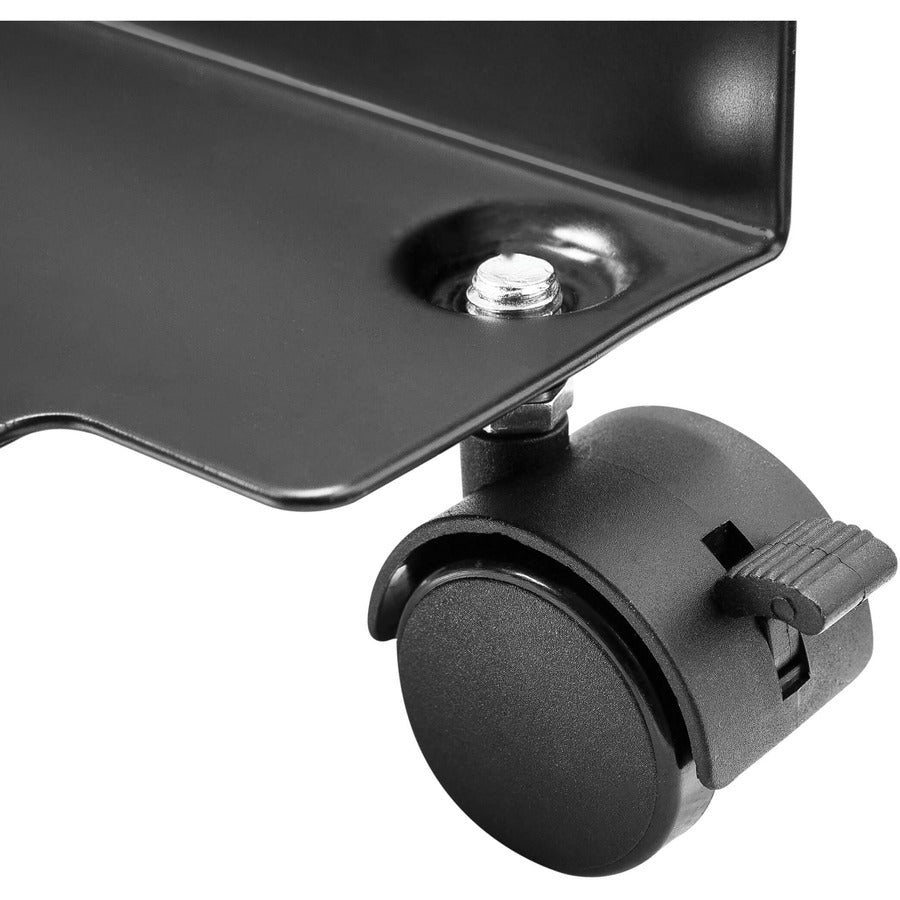 Tripp Lite Dcpu2 Mobile Cpu Caddy For Computer Towers - Width Adjustable, Locking Casters, Black