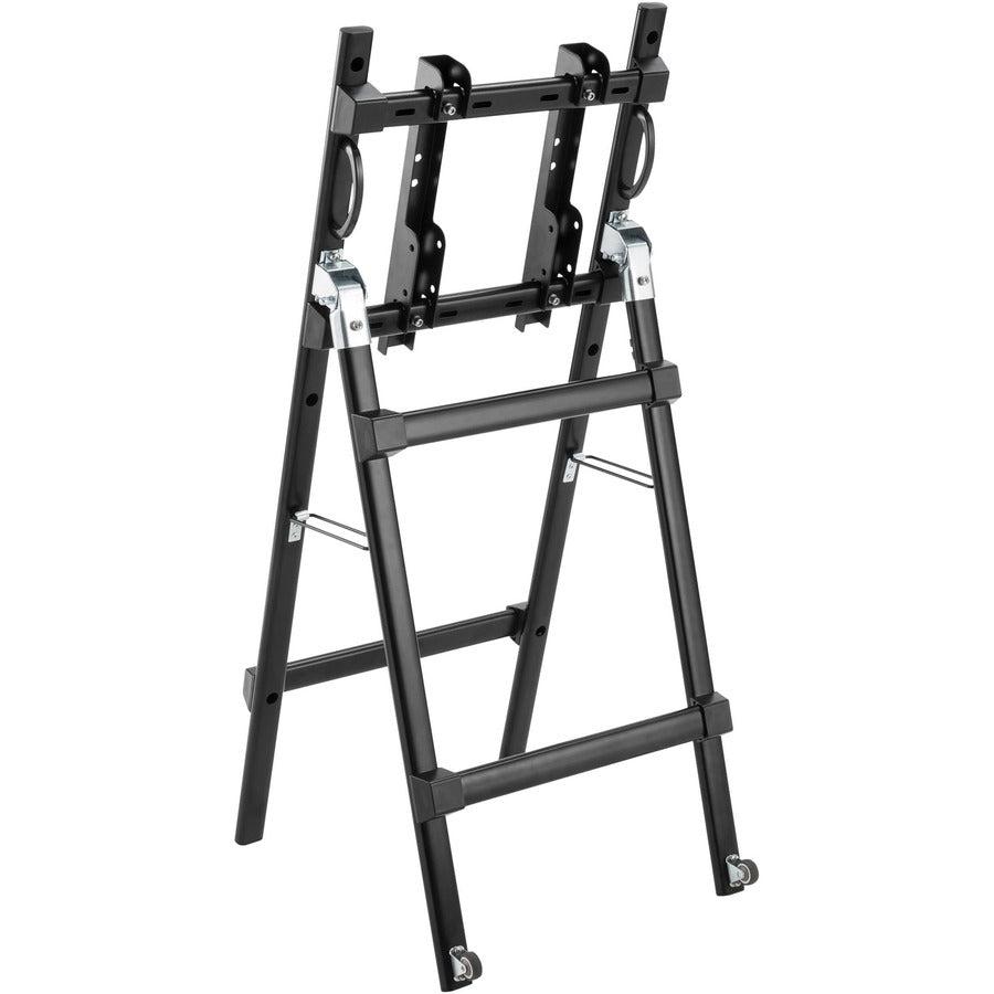 Tripp Lite Dmpds3255Cf Portable Digital Signage Stand For 32” To 55” Flat-Screen Displays, Folding Portrait/Landscape Mount, Rolling Casters