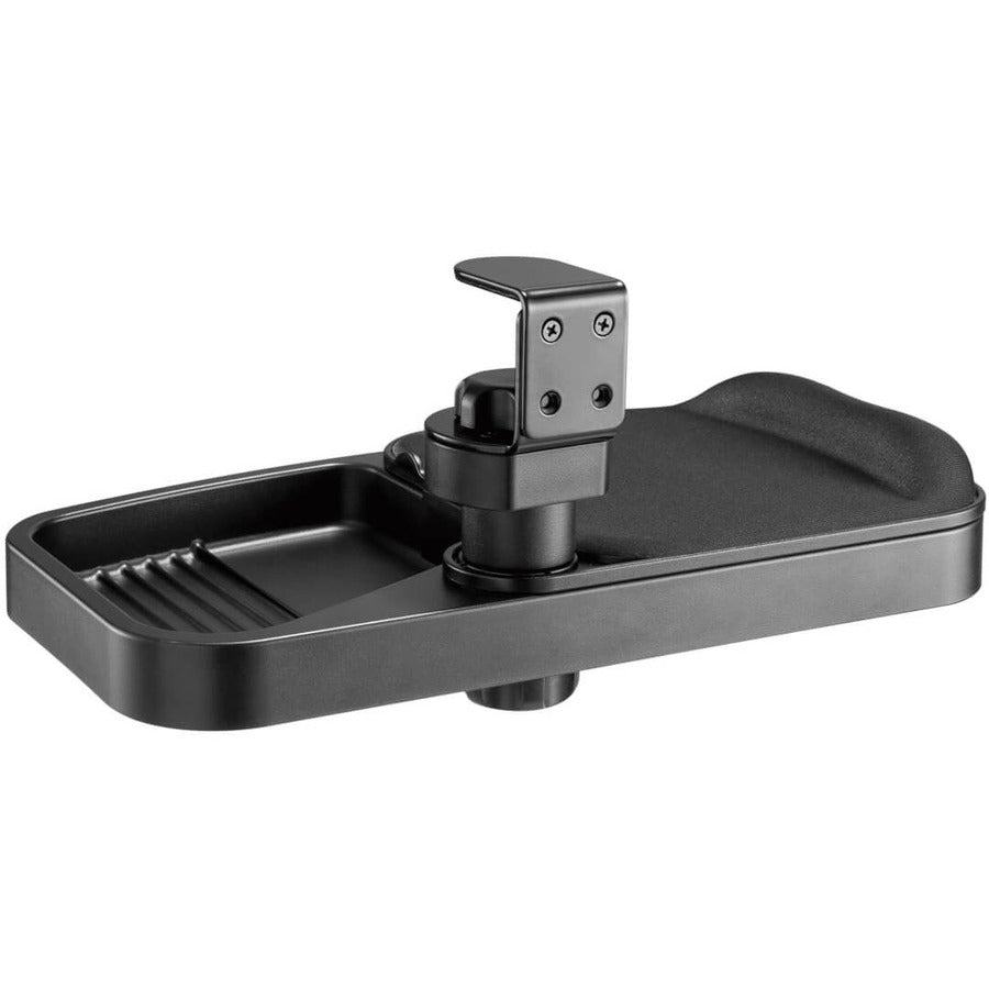 Tripp Lite Dmudsc Under-Desk Clamp-On Storage Tray With Built-In Mouse Pad And Wrist Rest