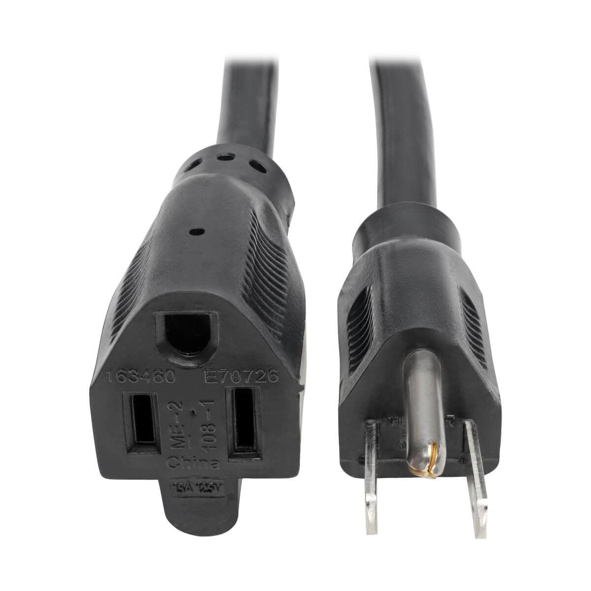 Tripp Lite Heavy-Duty Power Extension Cord, 15A, 14Awg (Nema 5-15P To Nema 5-15R), 10-Ft.