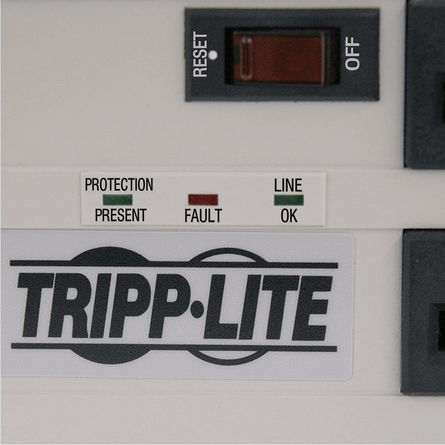 Tripp Lite Isobar 6-Outlet Surge Protector, 6 Ft. Cord With Right-Angle Plug, 3330 Joules, Diagnostic Leds, Metal Housing