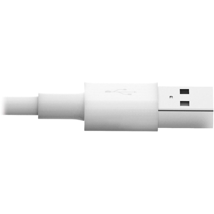 Tripp Lite M100-006-Wh Usb-A To Lightning Sync/Charge Cable, Mfi Certified - White, M/M, Usb 2.0, 6 Ft. (1.83 M)