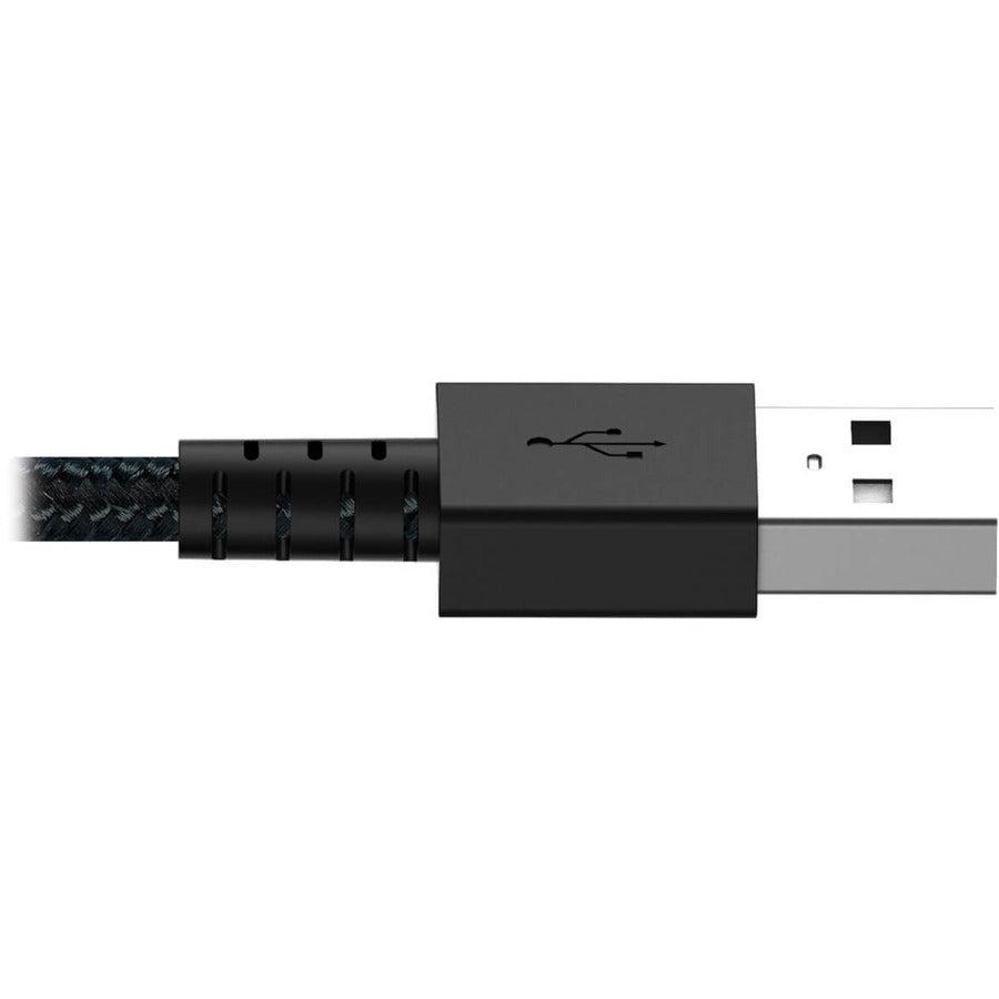 Tripp Lite M100-010-Gy-Max Heavy-Duty Usb-A To Lightning Sync/Charge Cable, Uhmwpe And Aramid Fibers, Mfi Certified - 10 Ft. (3.05 M)
