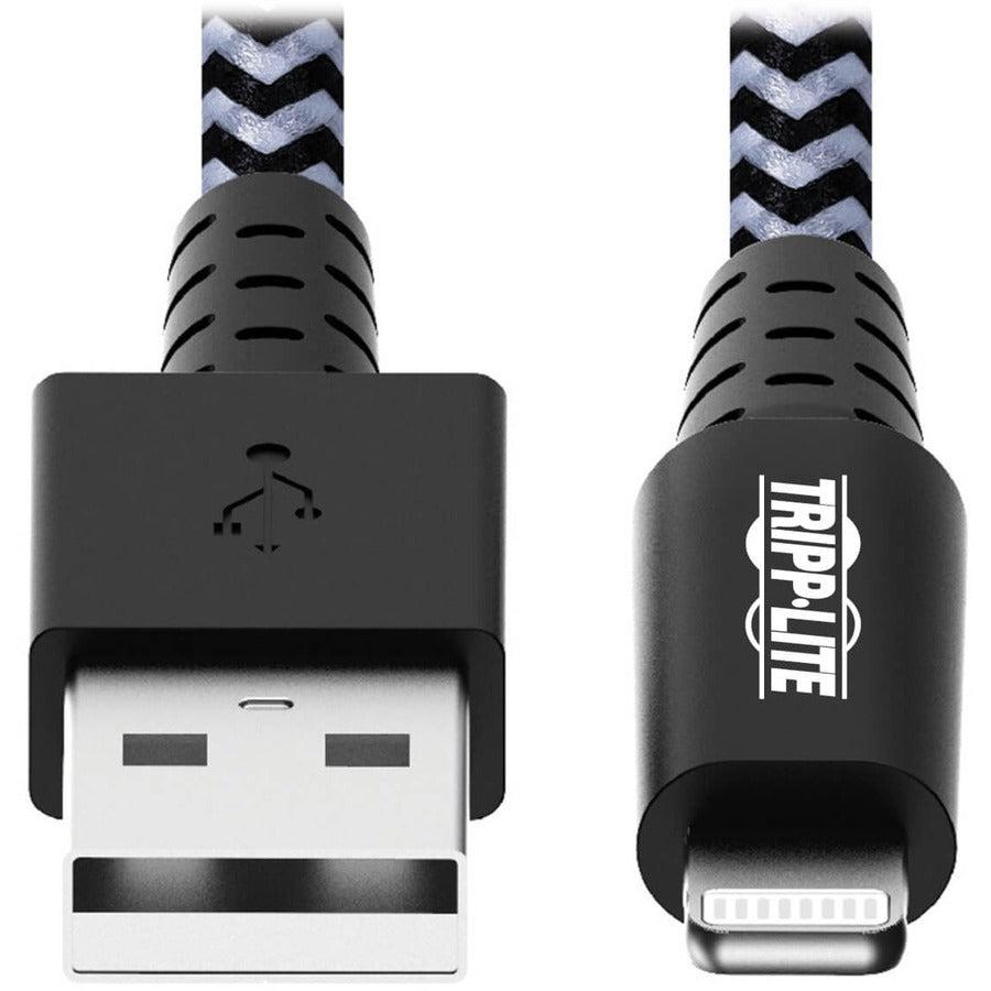 Tripp Lite M100-010-Hd Heavy-Duty Usb-A To Lightning Sync/Charge Cable, Mfi Certified - M/M, Usb 2.0, 10 Ft. (3.05 M)
