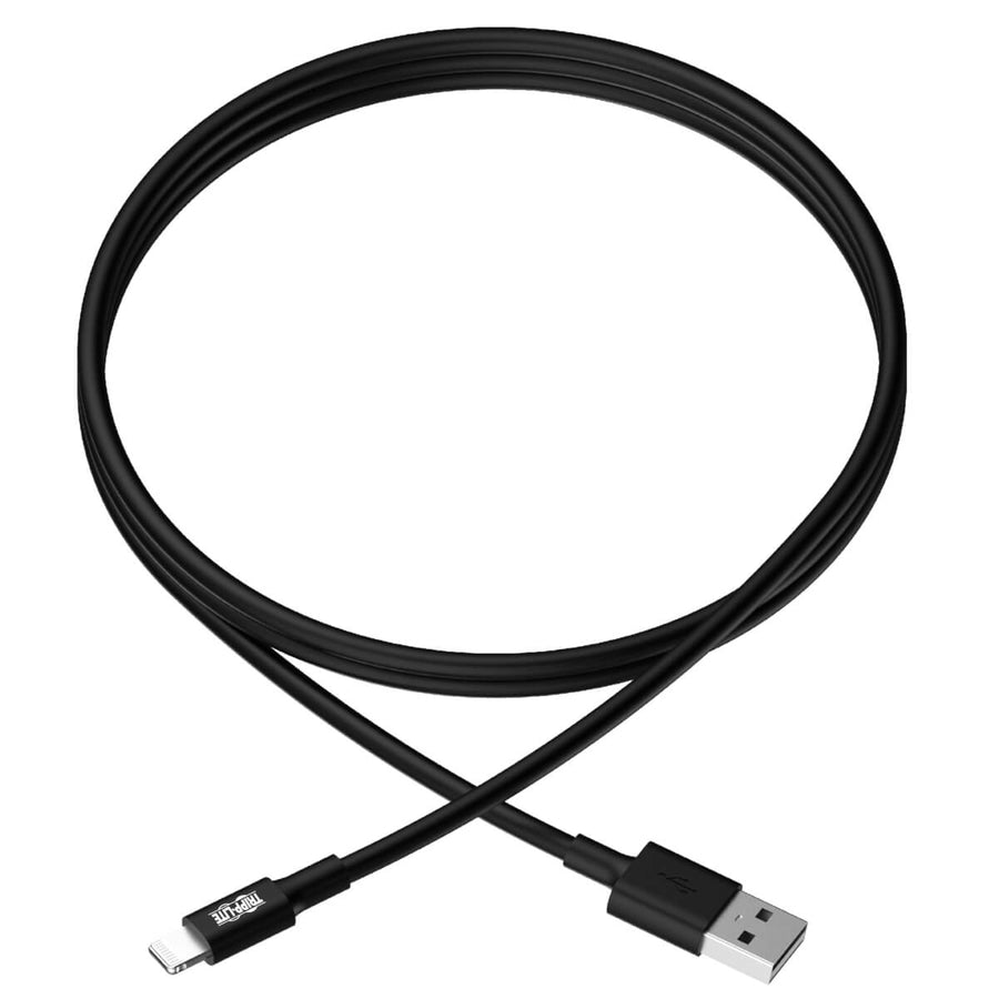 Tripp Lite M100-10N-Bk-10 Usb-A To Lightning Sync/Charge Cable, Mfi Certified - Black, M/M, Usb 2.0, 10 Pack - 10 In. (0.3M)