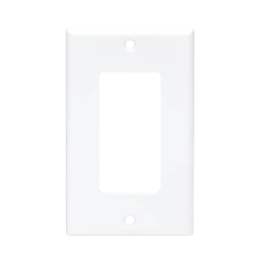 Tripp Lite N042D-100-Wh Single-Gang Faceplate, Decora Style - Vertical, White