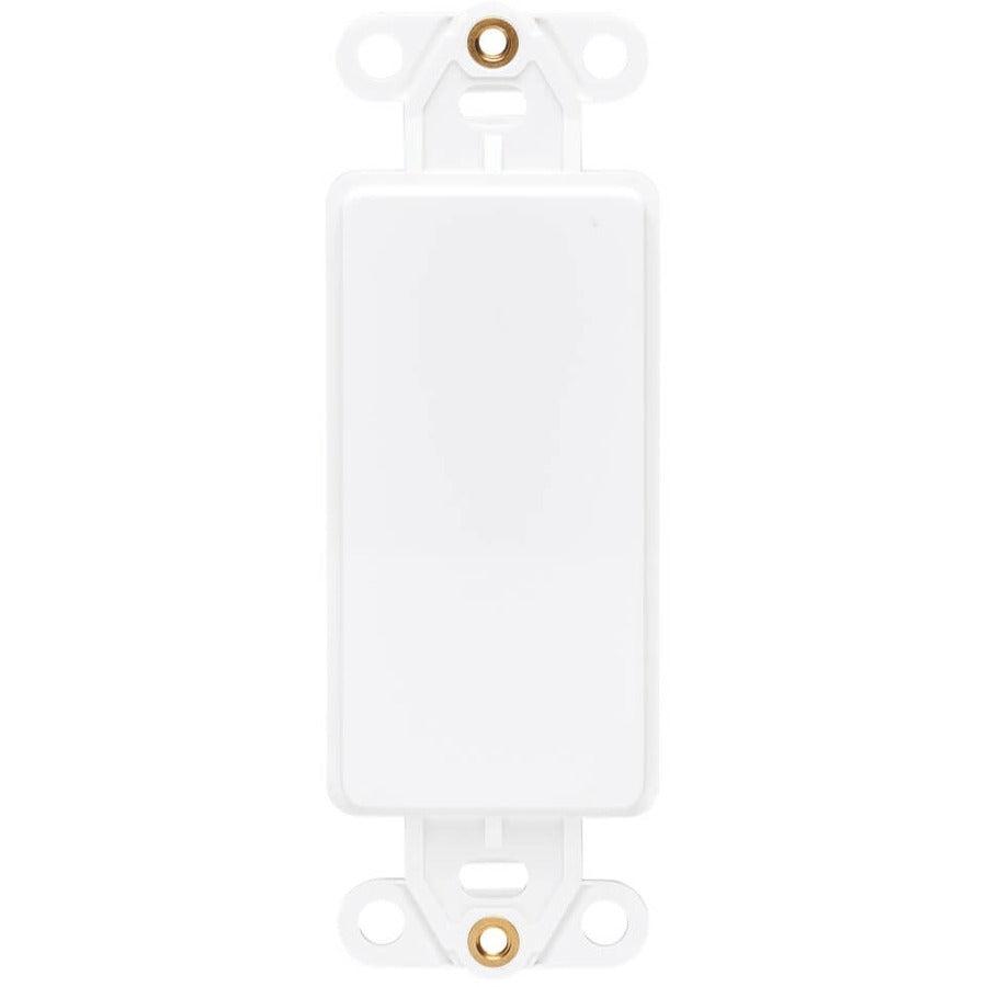 Tripp Lite N042D-100V-Wh Center Plate Insert, Decora Style - Vertical, Blank
